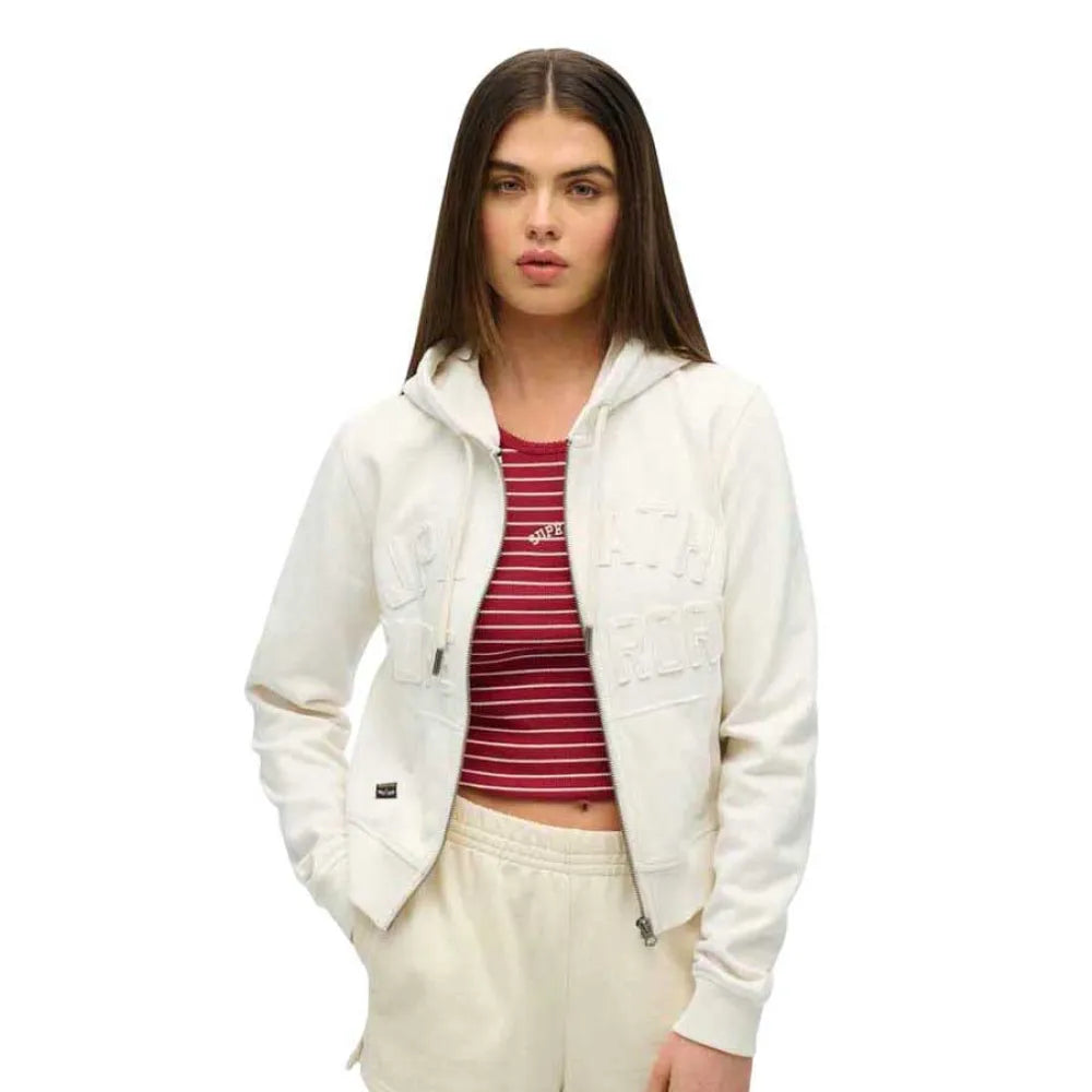 Superdry Athletic Tonal full zip sweatshirt