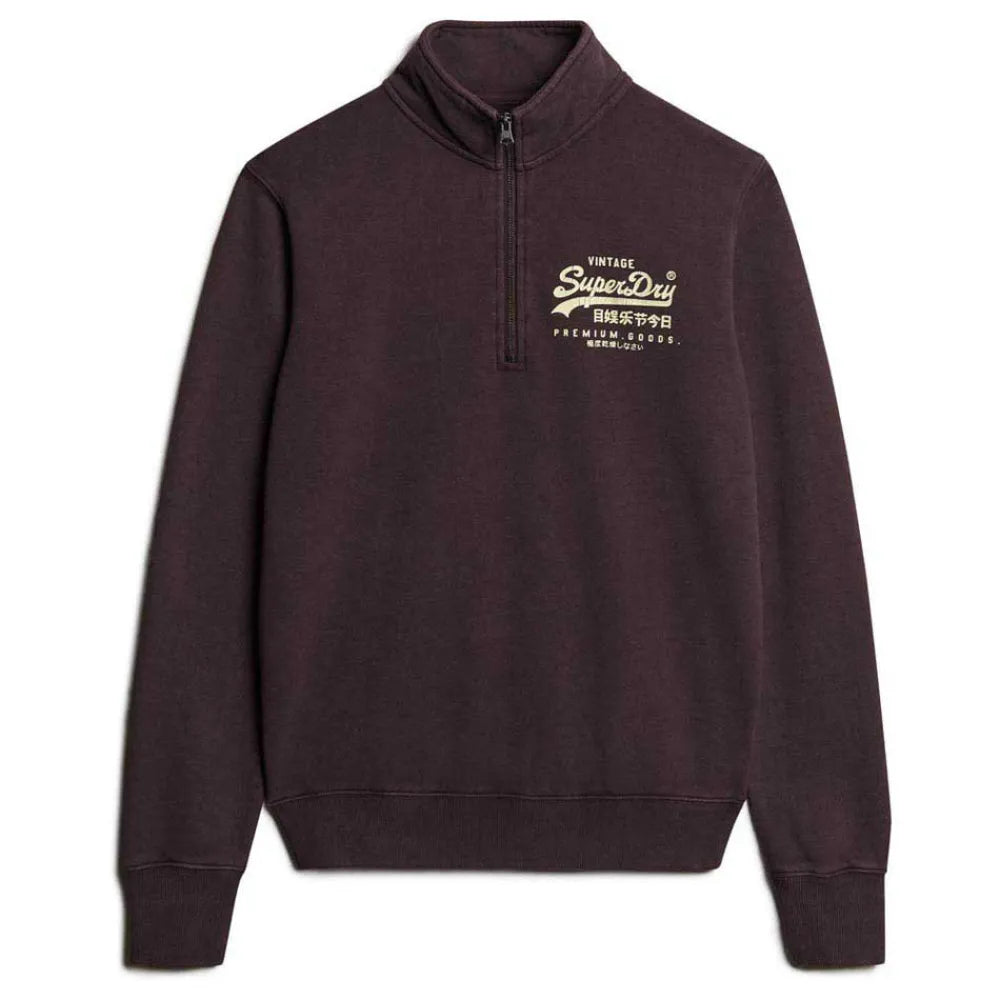 Superdry Classic Vl Graphic half zip sweatshirt