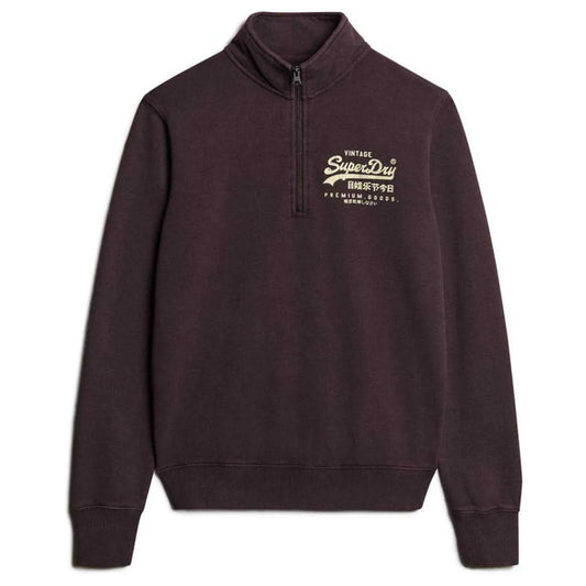 Superdry Classic Vl Graphic half zip sweatshirt