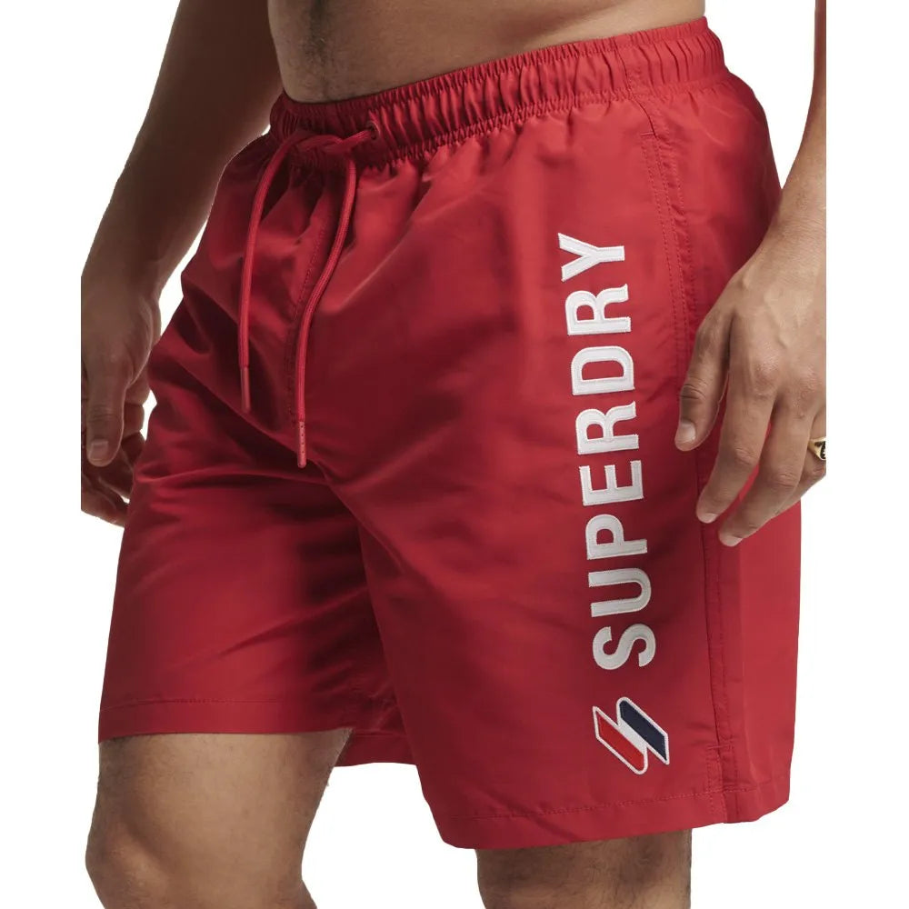Superdry Code Applque 19Inch swimming shorts