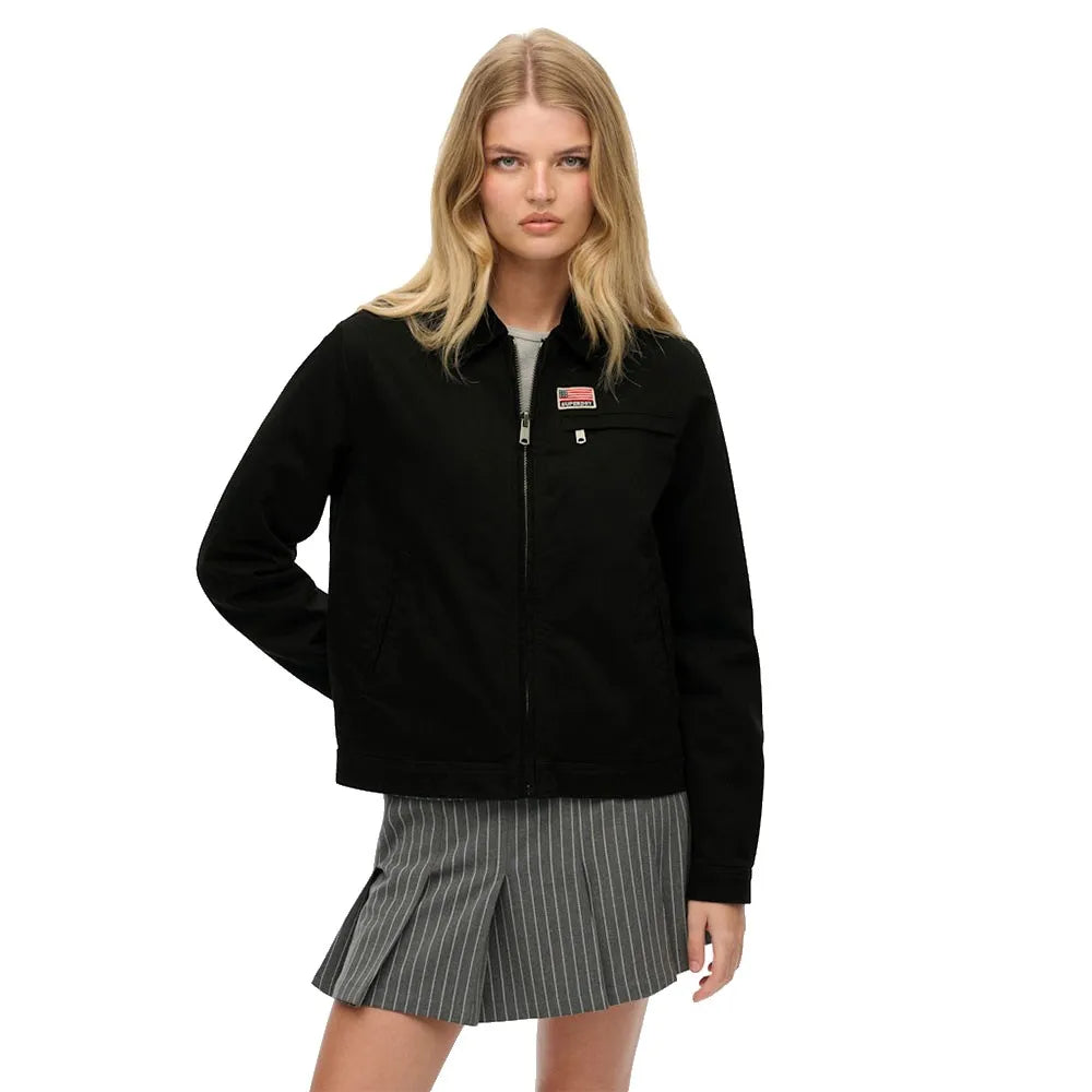 Superdry Cord Collar Quilt Ranch jacket