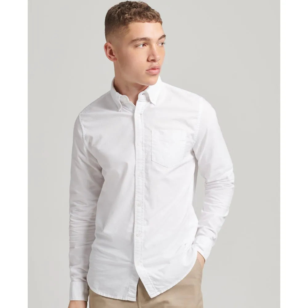 Superdry Cotton Oxford long sleeve shirt