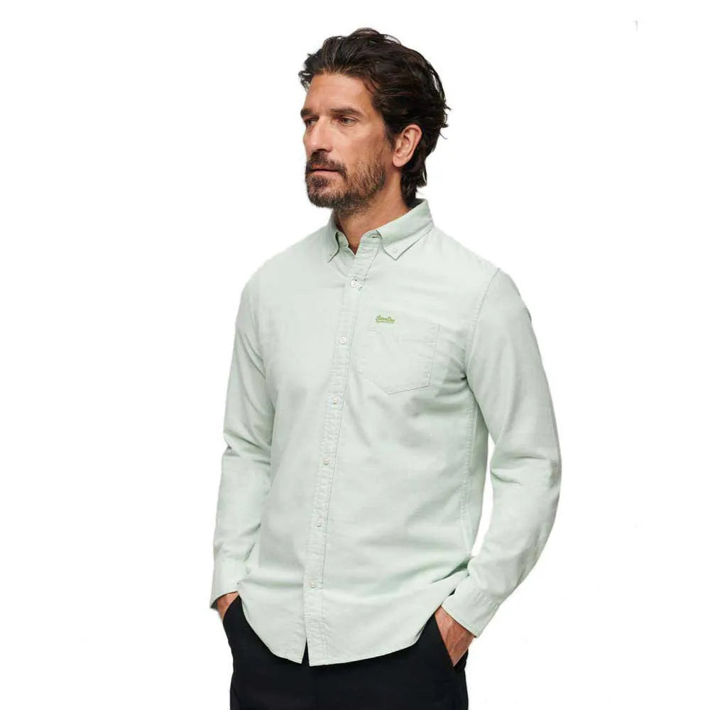 Superdry Cotton Oxford long sleeve shirt