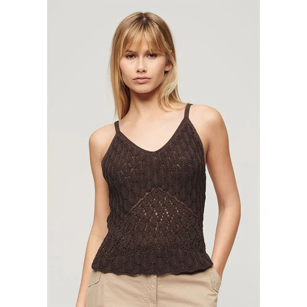 Superdry Crochet Cami sleeveless T-shirt