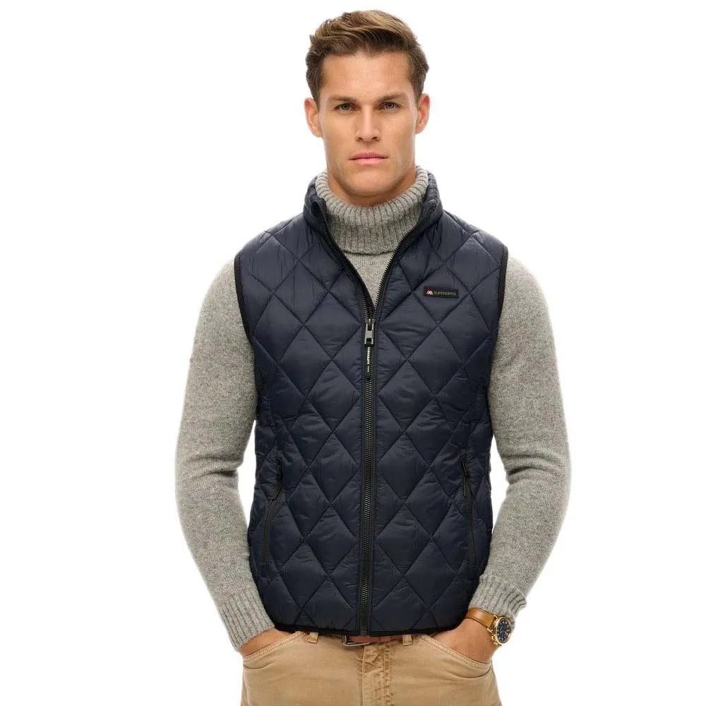 Superdry Diamond Quilt Fuji Lite vest