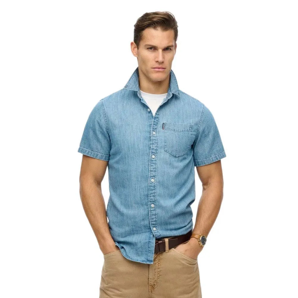 Superdry Essential Denim short sleeve shirt