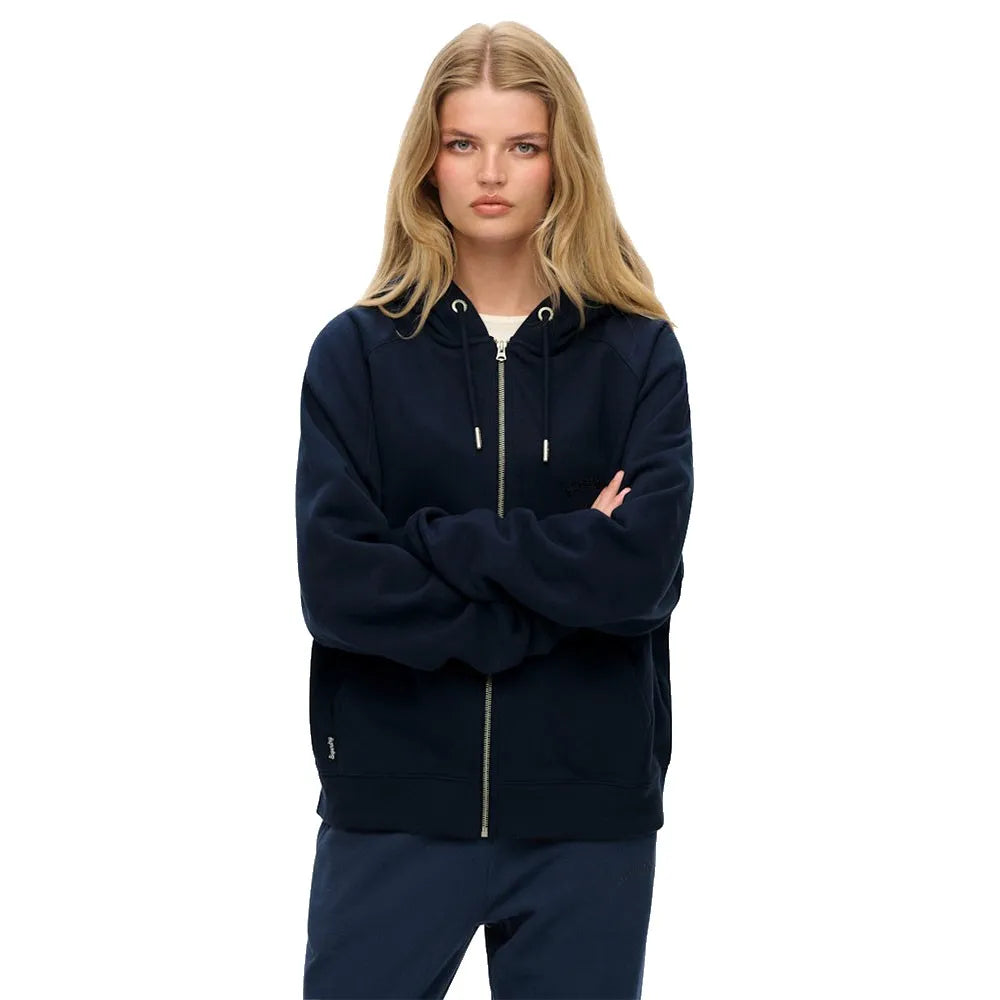 Superdry Essential Logo Oversize full zip sweatshirt