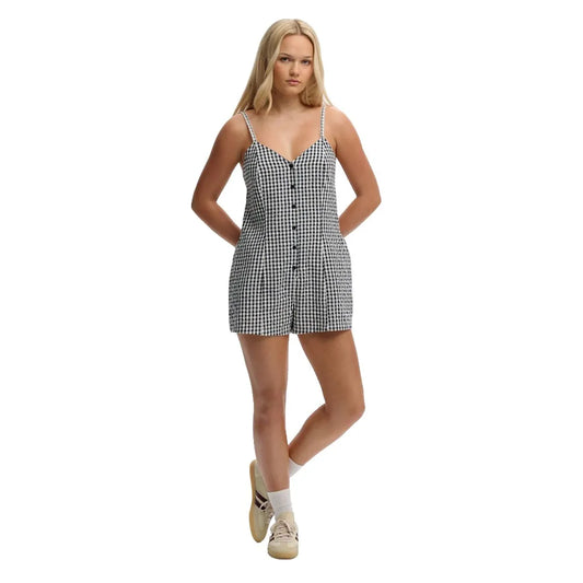 Superdry Gingham Cami Playsuit sleeveless romper