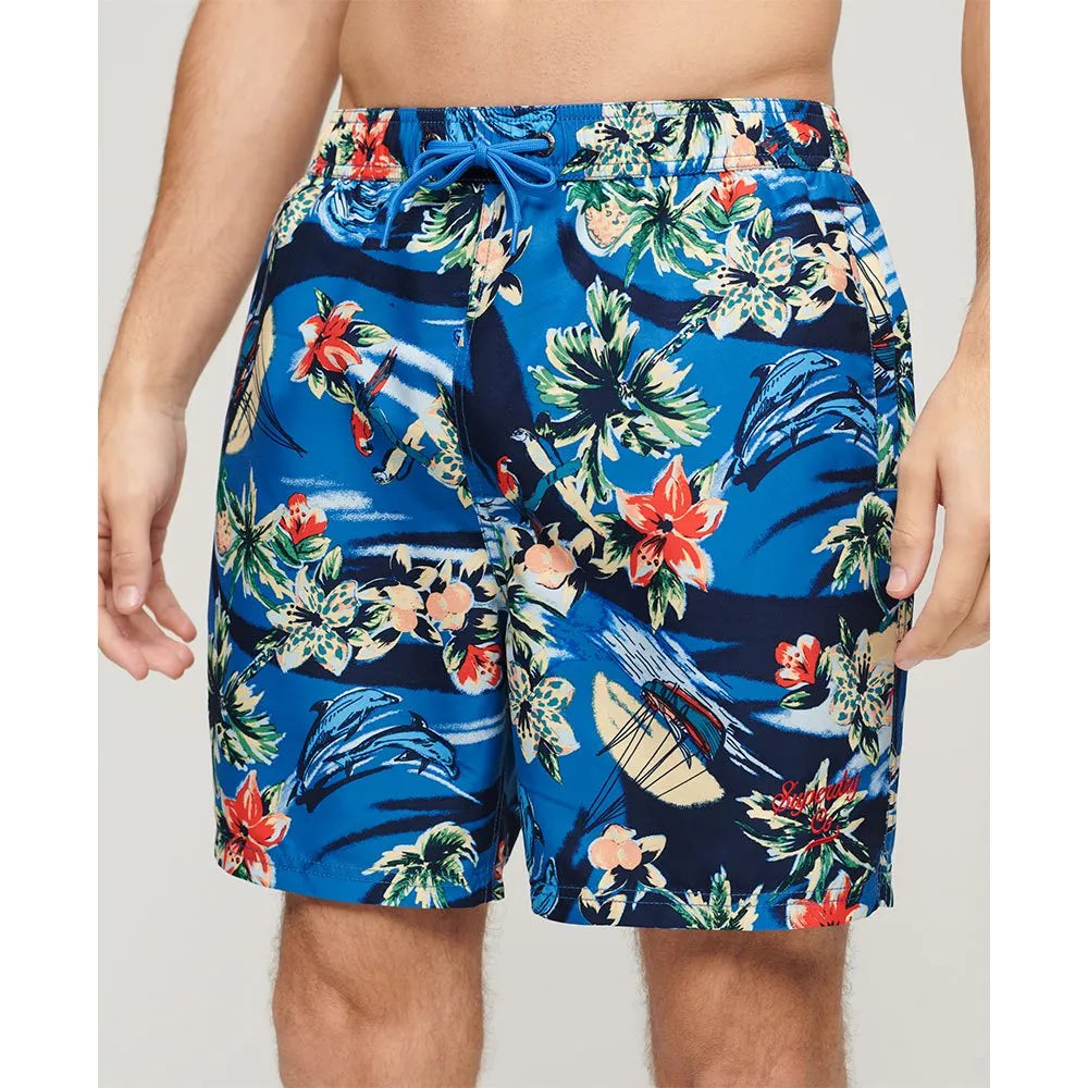 Superdry Hawaiian Print 17´´ swimming shorts
