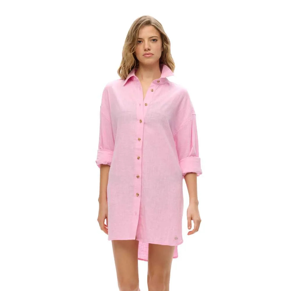 Superdry Ibiza Longline Beach long sleeve shirt