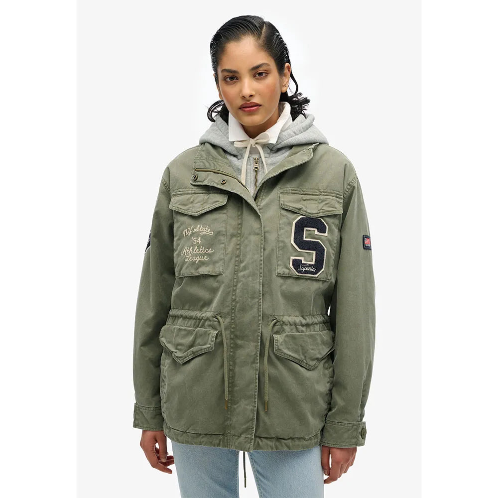 Superdry Jersey Emb Military jacket