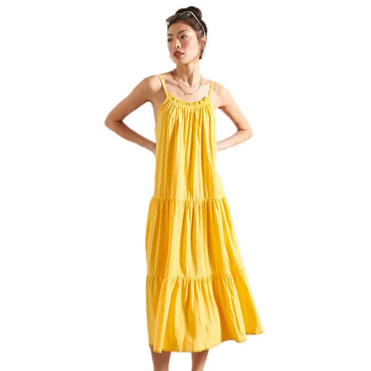Superdry Jersey Midi sleeveless dress