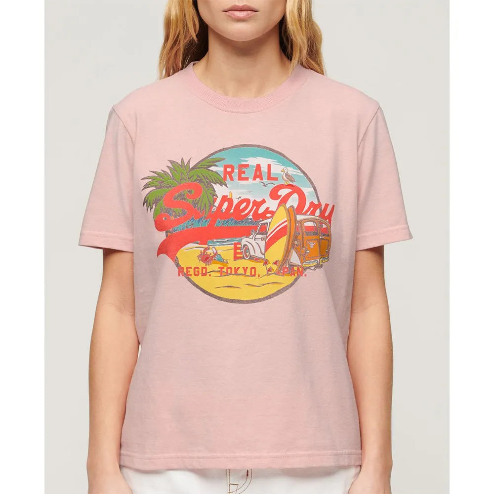 Superdry La Vl Graphic Relaxed short sleeve T-shirt