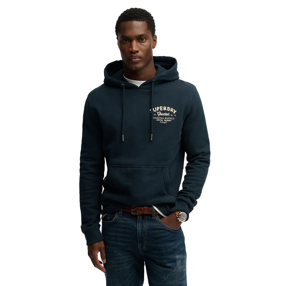Superdry Lo-Fi Dockside Embroidered hoodie