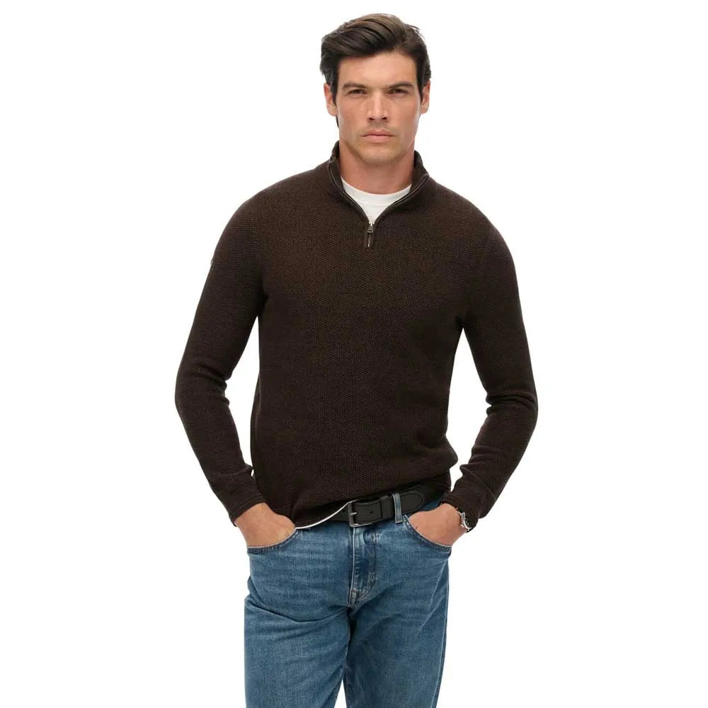 Superdry M6110682A half zip sweater