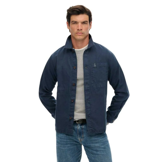 Superdry Merchant Linen Blend overshirt