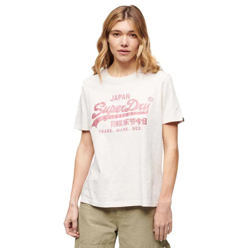 Superdry Metallic Vl Relaxed short sleeve T-shirt