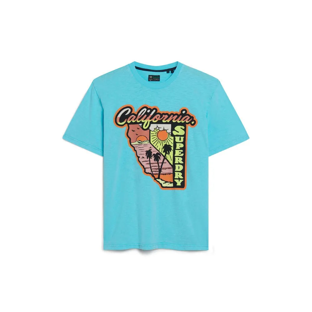 Superdry Neon Travel Graphic Loose short sleeve T-shirt