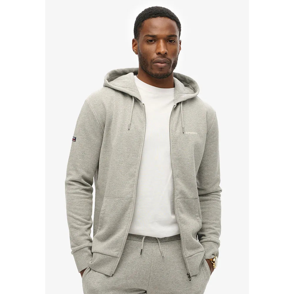 Superdry Plain full zip sweatshirt