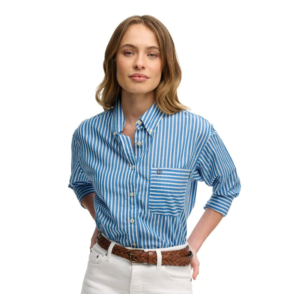 Superdry Poplin Relaxed Fit long sleeve shirt