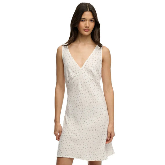 Superdry Printed Sweetheart sleeveless short dress