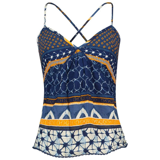 Superdry Printed Woven sleeveless T-shirt