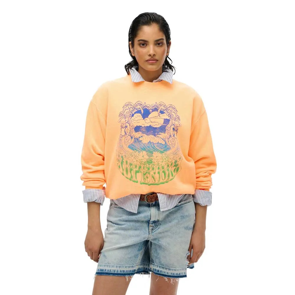 Superdry Psych Surf Loose sweatshirt