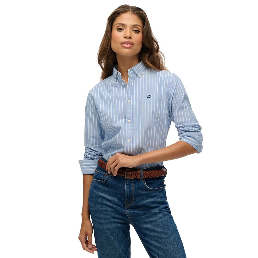 Superdry Slim Oxford Bd long sleeve shirt
