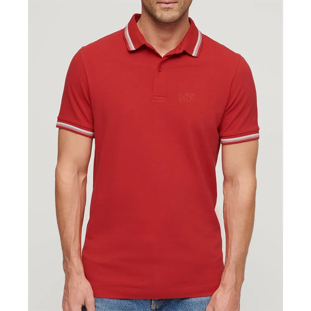 Superdry Sportswear Relaxed Tipped short sleeve polo