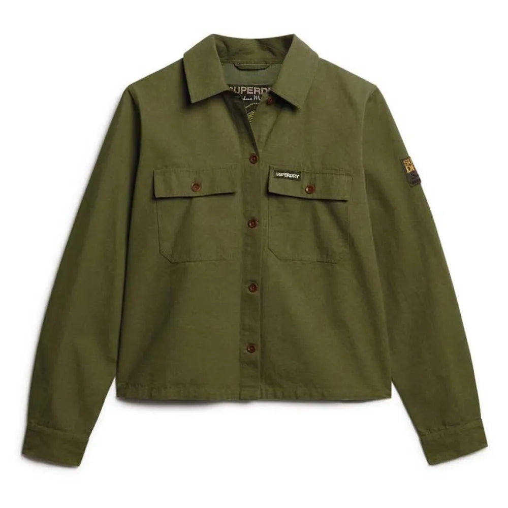 Superdry St Tropez Military long sleeve shirt