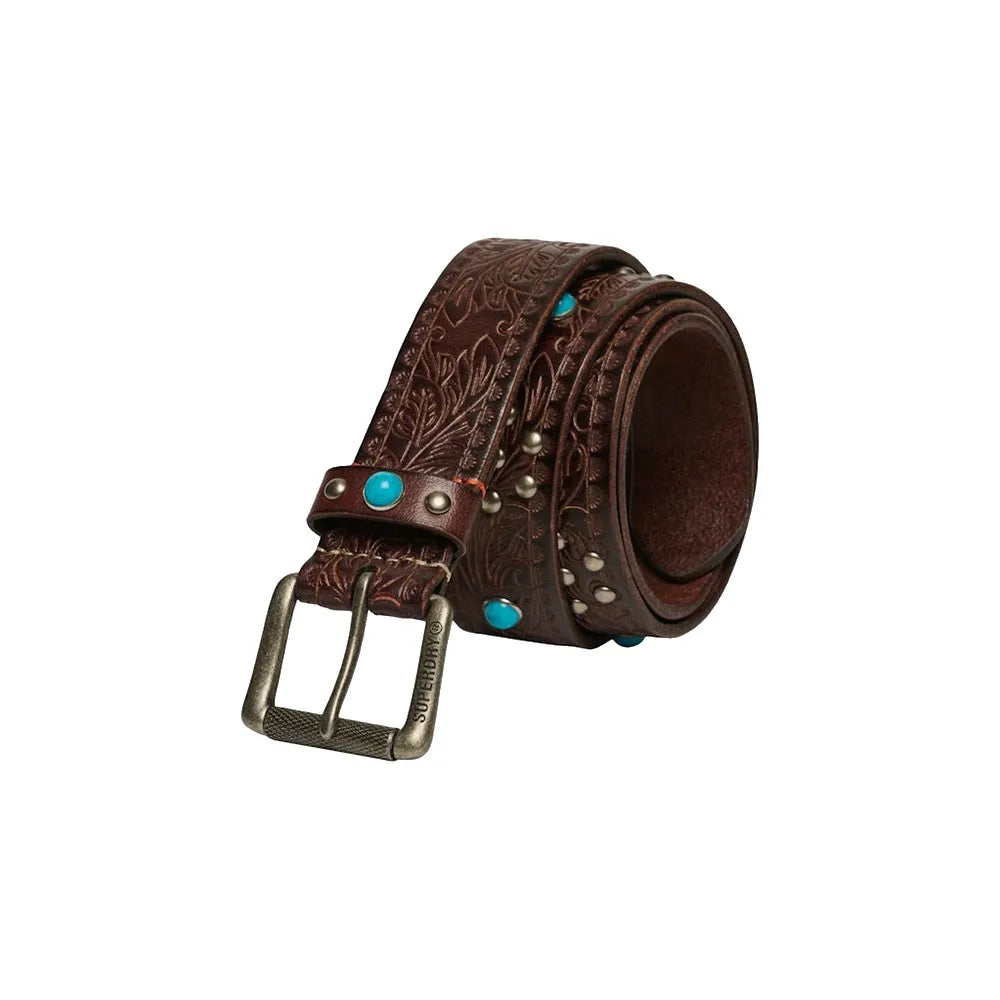 Superdry Statement leather belt