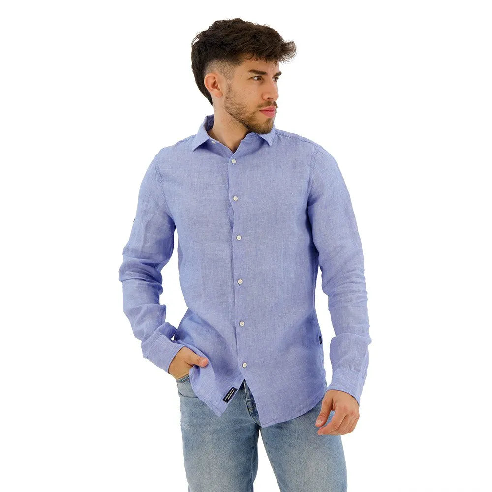 Superdry Studios Casual Linen long sleeve shirt