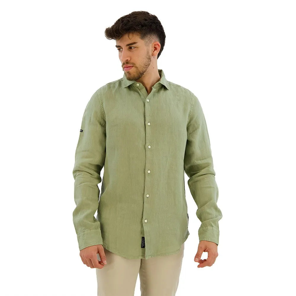 Superdry Studios Casual Linen long sleeve shirt