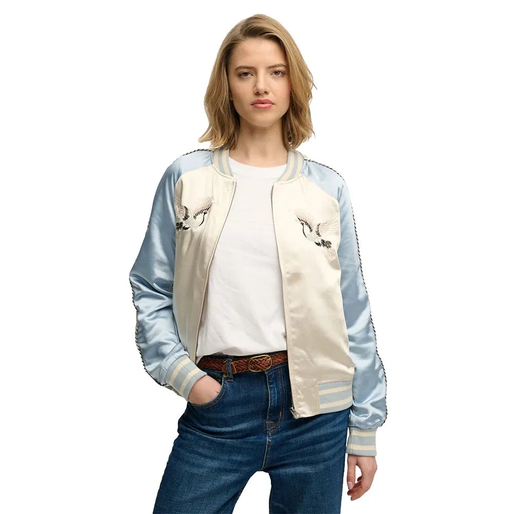 Superdry Suikajan Embroidered bomber jacket
