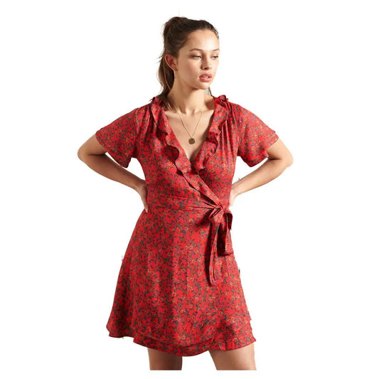 Superdry Summer Wrap short sleeve dress