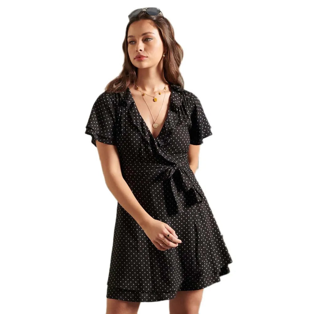 Superdry Summer Wrap short sleeve dress