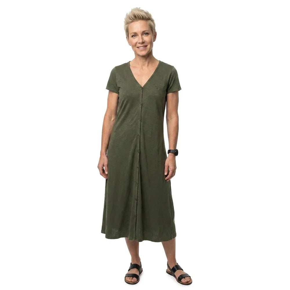 Superdry Thru Jersey short sleeve midi dress