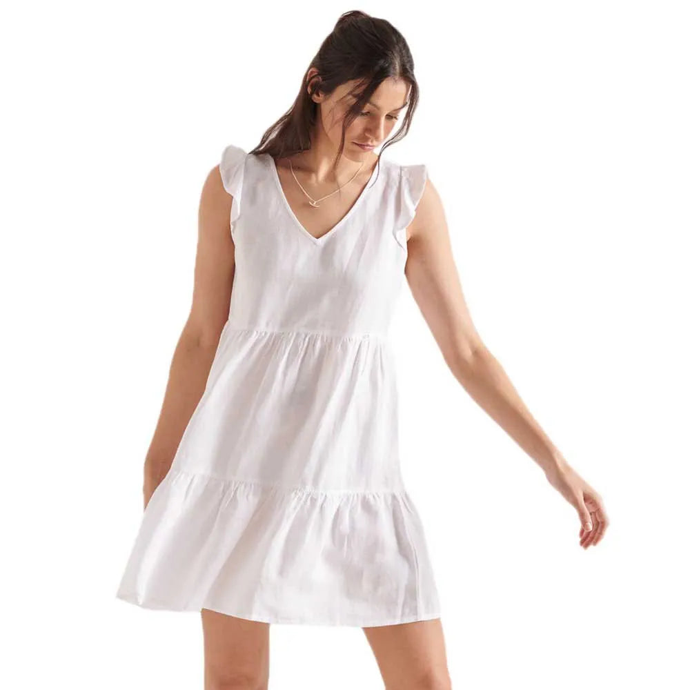 Superdry Tinsley Tiered sleeveless short dress