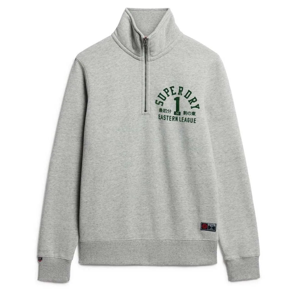 Superdry Track & Field Graphic half zip sweatshirt