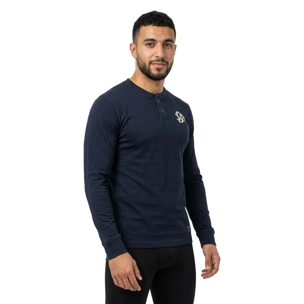 Superdry Vintage Athletic Grandad long sleeve T-shirt