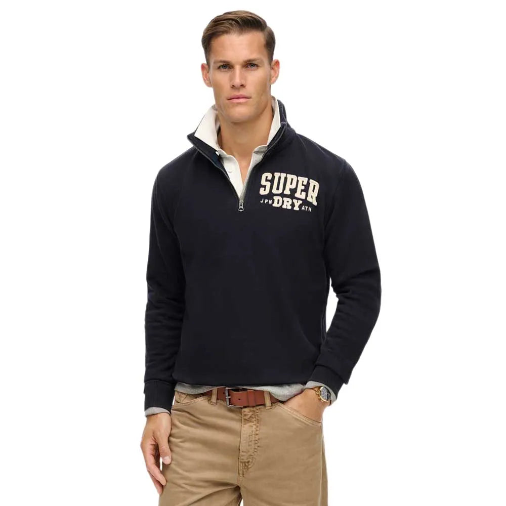 Superdry Vintage Athletic half zip sweatshirt