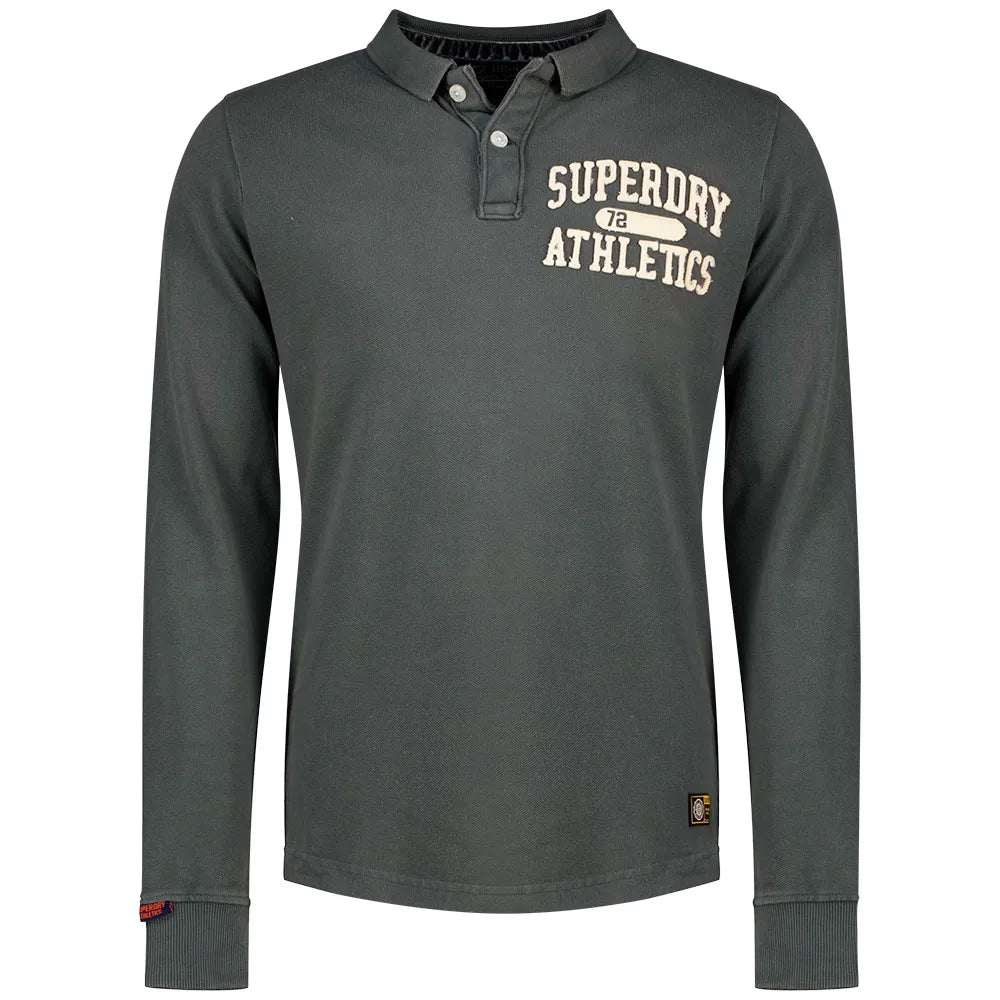Superdry Vintage Athletic long sleeve polo