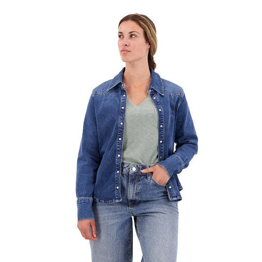 Superdry Vintage Denim Western long sleeve shirt