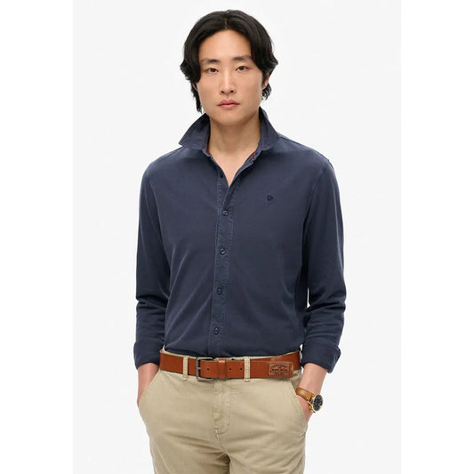Superdry Vintage Destroy Pique long sleeve shirt