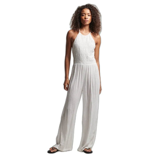Superdry Vintage Embroidered sleeveless jumpsuit