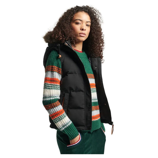 Superdry Vintage Everest Faux Fur vest