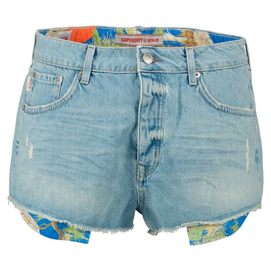 Superdry Vintage High Rise denim shorts