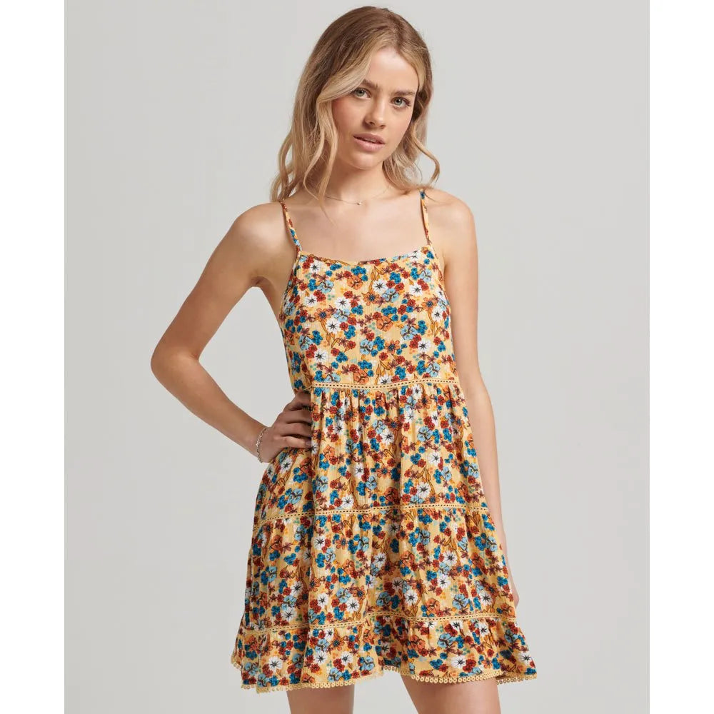 Superdry Vintage Mini Beach Cami sleeveless dress