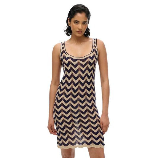 Superdry Zigzag sleeveless short dress