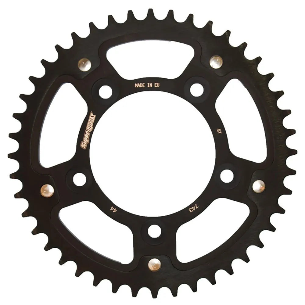 Supersprox Stealth Ducati 520x44 RST743X44BLK rear sprocket